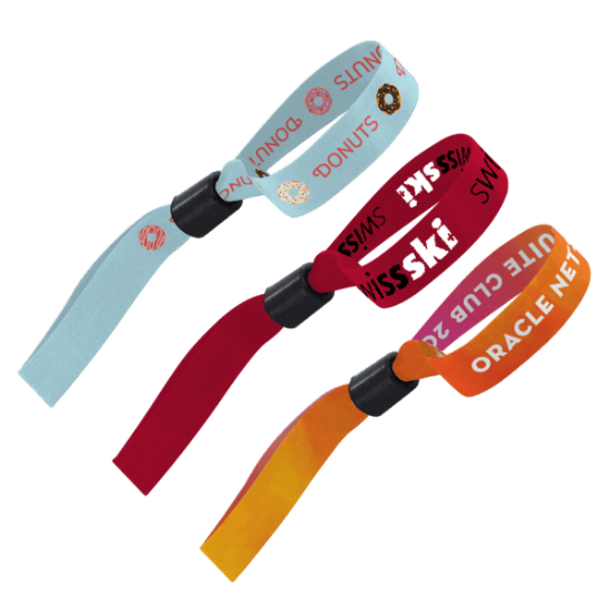 1/2" Dye-Sublimated Wristband with Locking Slider