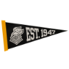 8" x 18" Colored Felt Pennant Black