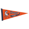 8" x 18" Colored Felt Pennant Orange