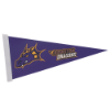 8" x 18" Colored Felt Pennant Purple
