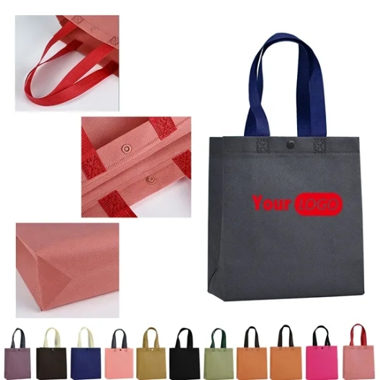 Custom Buckle Nonwoven Tote Bags