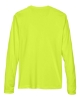 Women's Zone Performance Long Sleeve T-Shirt -  Safety Yellow Back