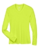 Women's Zone Performance Long Sleeve T-Shirt - Safety Yellow Front