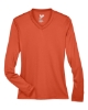 Women's Zone Performance Long Sleeve T-Shirt - Sport Orange Front