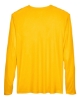 Men's Zone Performance Long Sleeve T-Shirt - Sport Athletic Gold Back