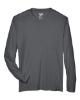 Men's Zone Performance Long Sleeve T-Shirt - Sport Graphite - Front