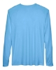 Men's Zone Performance Long Sleeve T-Shirt - Sport Light Blue Back