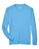 Men's Zone Performance Long Sleeve T-Shirt - Sport Light Blue Front
