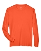 Men's Zone Performance Long Sleeve T-Shirt - Sport Orange Front