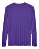 Men's Zone Performance Long Sleeve T-Shirt - Sport Purple Back