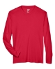 Men's Zone Performance Long Sleeve T-Shirt - Sport Red Front