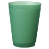 16 oz. Flex Frosted Plastic Stadium Cups Green