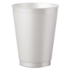 16 oz. Flex Frosted Plastic Stadium Cups Pearl