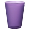 16 oz. Flex Frosted Plastic Stadium Cups Purple