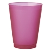16 oz. Flex Frosted Plastic Stadium Cups Pink