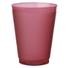 16 oz. Flex Frosted Plastic Stadium Cups Red
