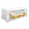6' Standard Table Throw - White