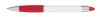 Paper Mate Element White Barrel Gel Pens - Red