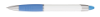 Paper Mate Element White Barrel Gel Pens - Light Blue