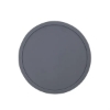 Custom Round Silicone Coasters - Gray