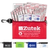 Custom ALL-YOU-NEED" 28 Piece Multi-Bandage and Antiseptic Frist Aid Kit in Zipper Pouch - Group