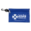	Custom ALL-YOU-NEED" 28 Piece Multi-Bandage and Antiseptic Frist Aid Kit in Zipper Pouch - Blue