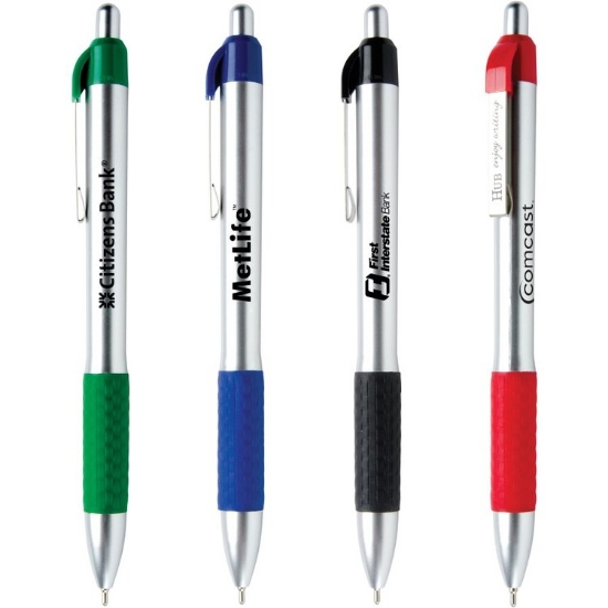 Custom MaxGlide® Click Chrome Pen - Group