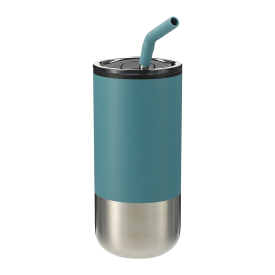 Custom Lagom Insulated 16oz Stainless Steel Tumbler - River Green