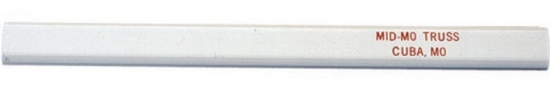 Carpenter Pencil White
