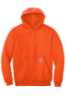 Custom Carhartt® Midweight Hooded Sweatshirts - Brite Orange