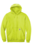 Custom Carhartt® Midweight Hooded Sweatshirts - Brite Lime