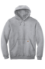 Custom Carhartt® Midweight Hooded Sweatshirts - Heather Grey