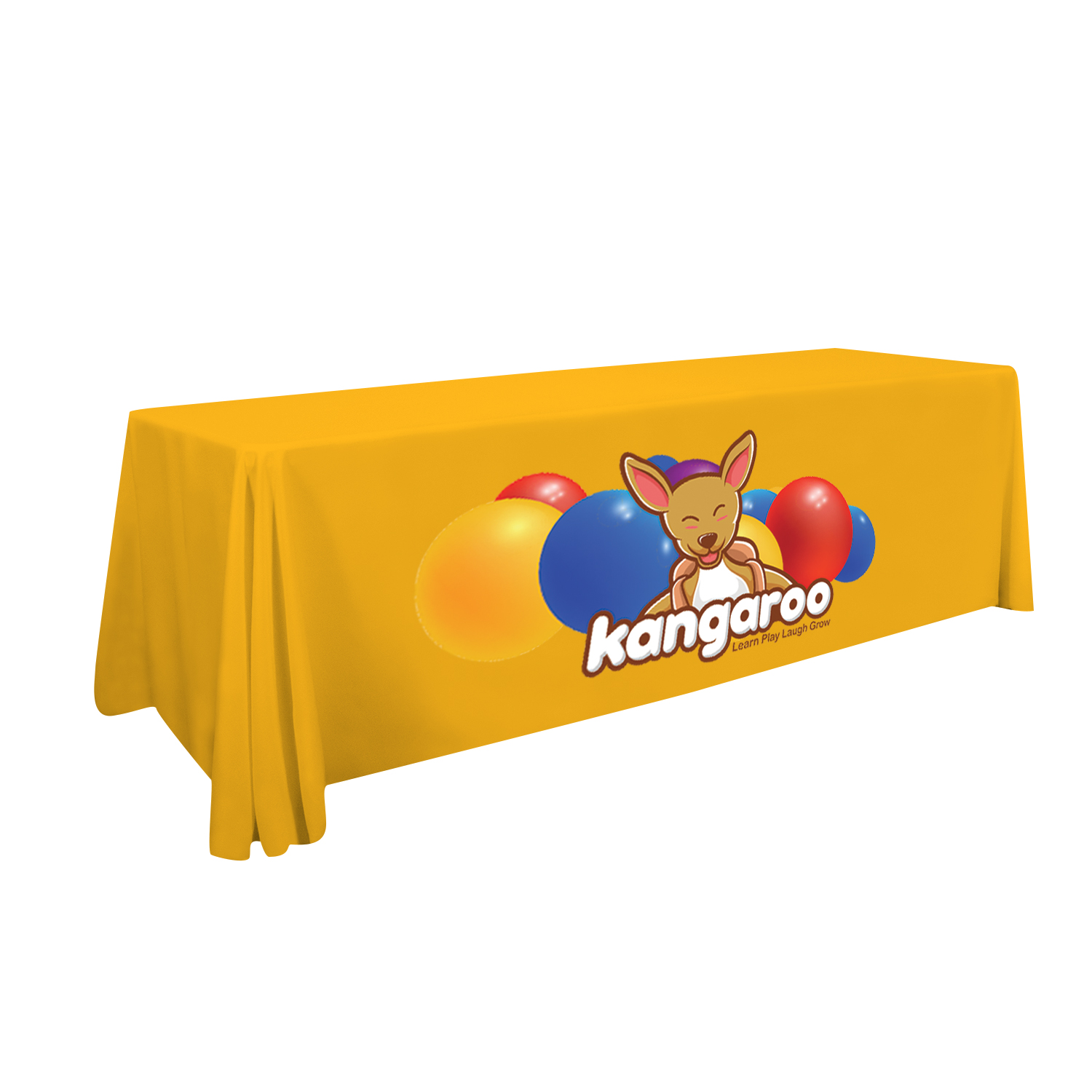 Branded 8 Foot Standard Table Throws | Full Color
