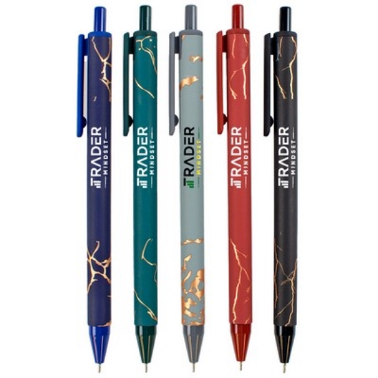 Custom Marble Comfort Pens