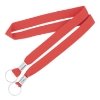 3/4" Double Ended Lanyards Red