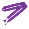 3/4" Double Ended Lanyards Purple