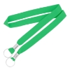 3/4" Double Ended Lanyards Process Kelly Green