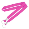 3/4" Double Ended Lanyards Process Fuchsia
