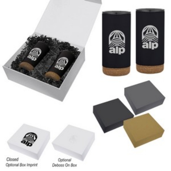 Picture of 16 Oz. Wellington Stainless Steel Tumbler Gift Set