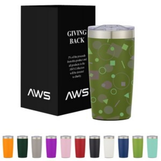 Picture of Aws 20 Oz. Full Color Two-tone Himalayan Tumbler