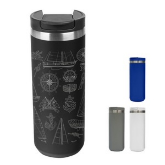 Picture of 18 Oz. Full Laser Sienna Stainless Steel Bottle