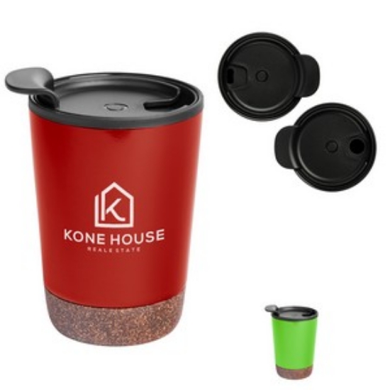 Picture of 10oz. Stainless Steel Zoe Tumbler With Cork Base