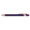 Ombre Rose Gold Soft Touch Metal Pens Purple