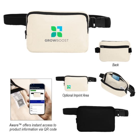 Picture of Aware™ 10 Oz. Recycled Cotton Canvas Belt Bag