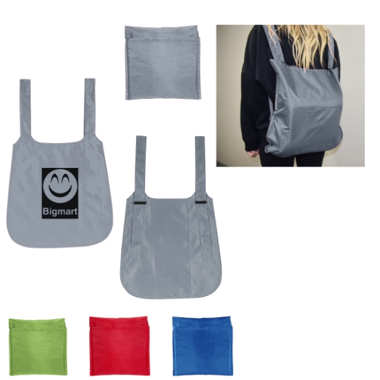 Picture of Convertible Ripstop Tote Bag Backcpack