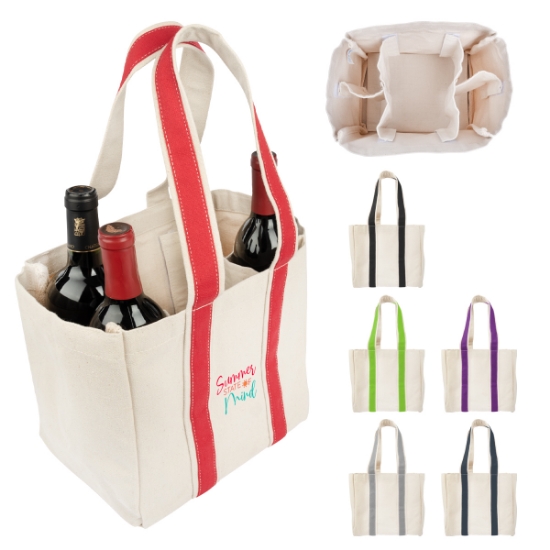 Picture of Quatre Wine Bottle Tote Bag