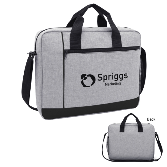 Picture of Hancock Heathered Laptop Briefcase