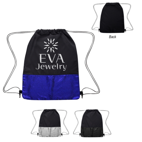 Picture of Flip Sequin Drawstring Bag
