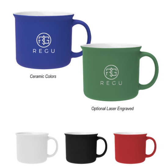 Picture of 15 Oz. Soft Touch Campfire Mug