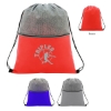 Picture of Color Basics Heathered Non-woven Drawstring Bag